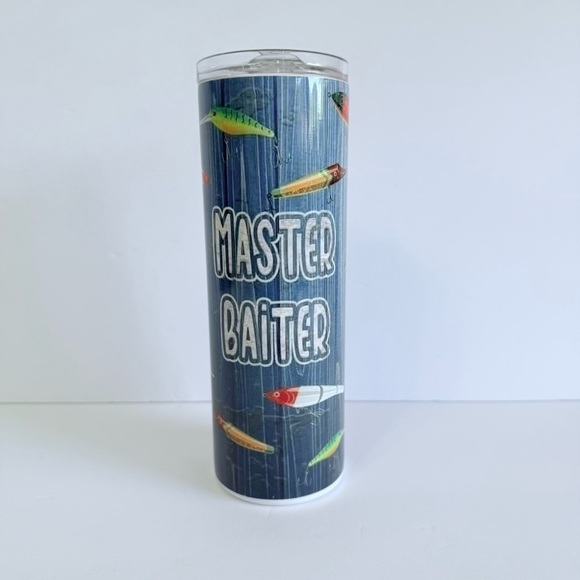 Master Baiter Fishing 20oz Skinny Tumbler - Picture 2 of 4